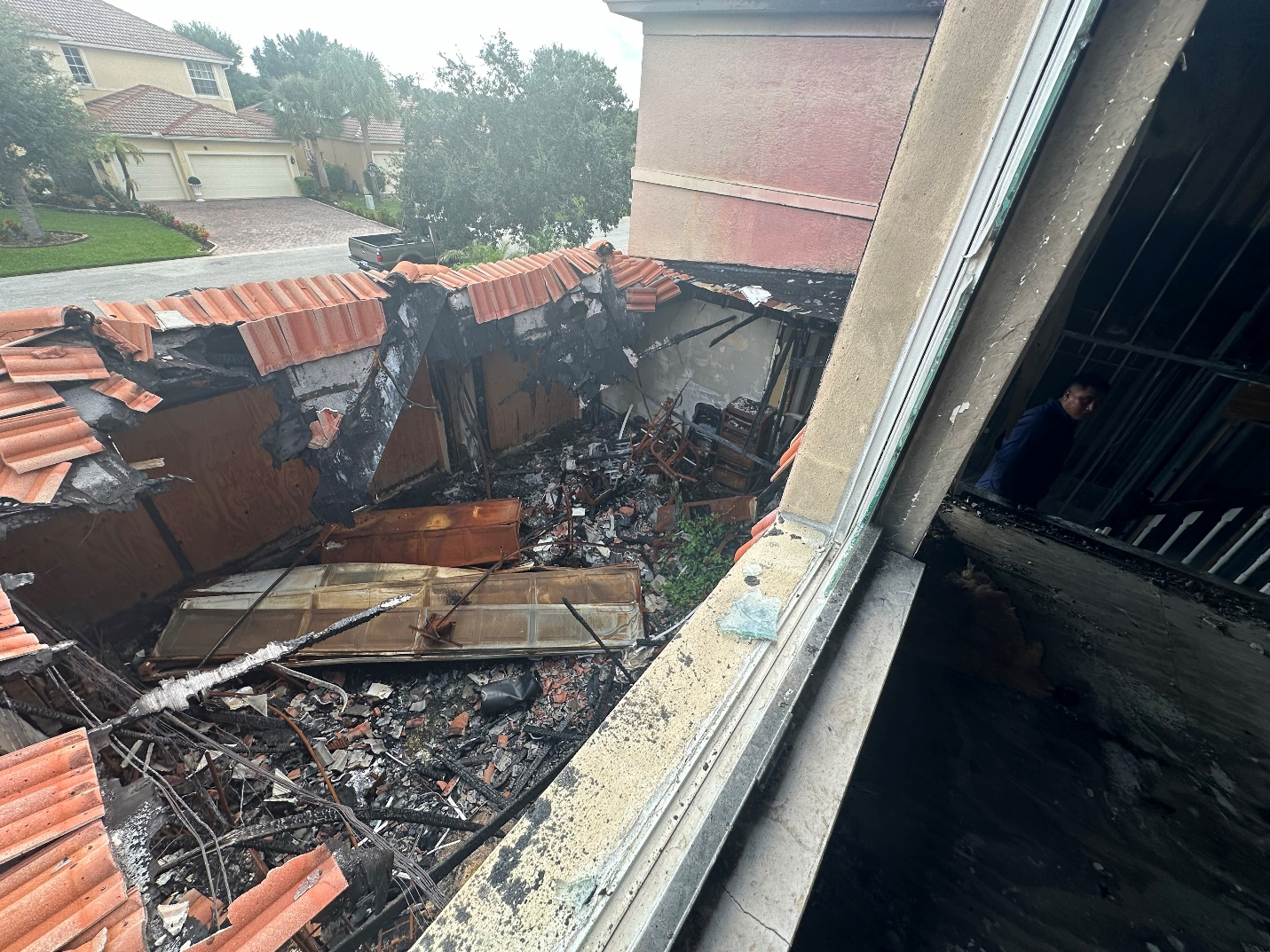 a property with storm damage