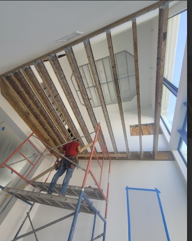 a home renovation project