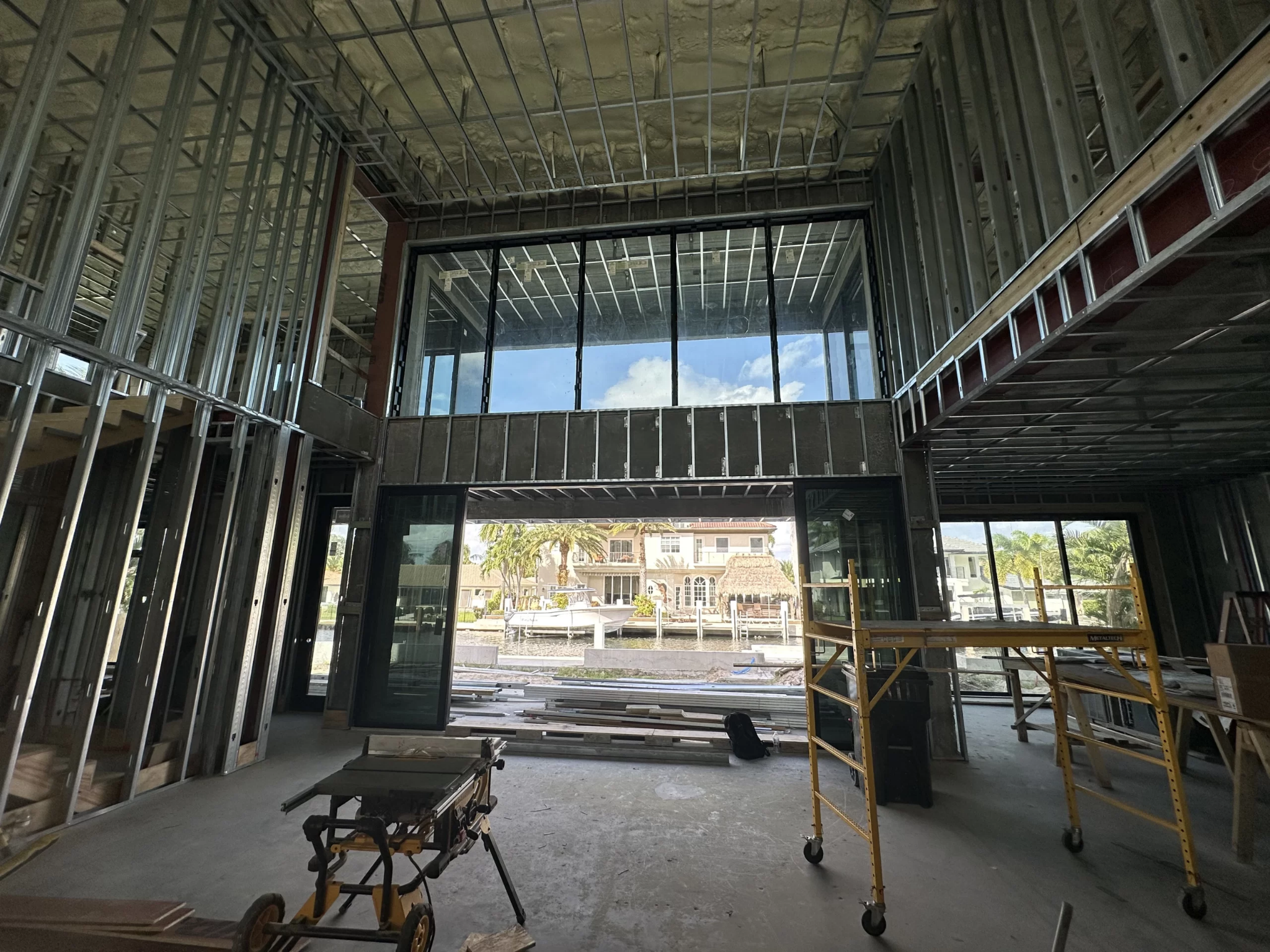 A building under construction