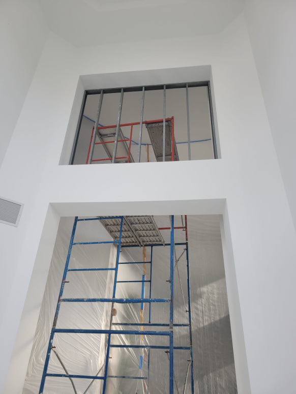 A house getting constructed