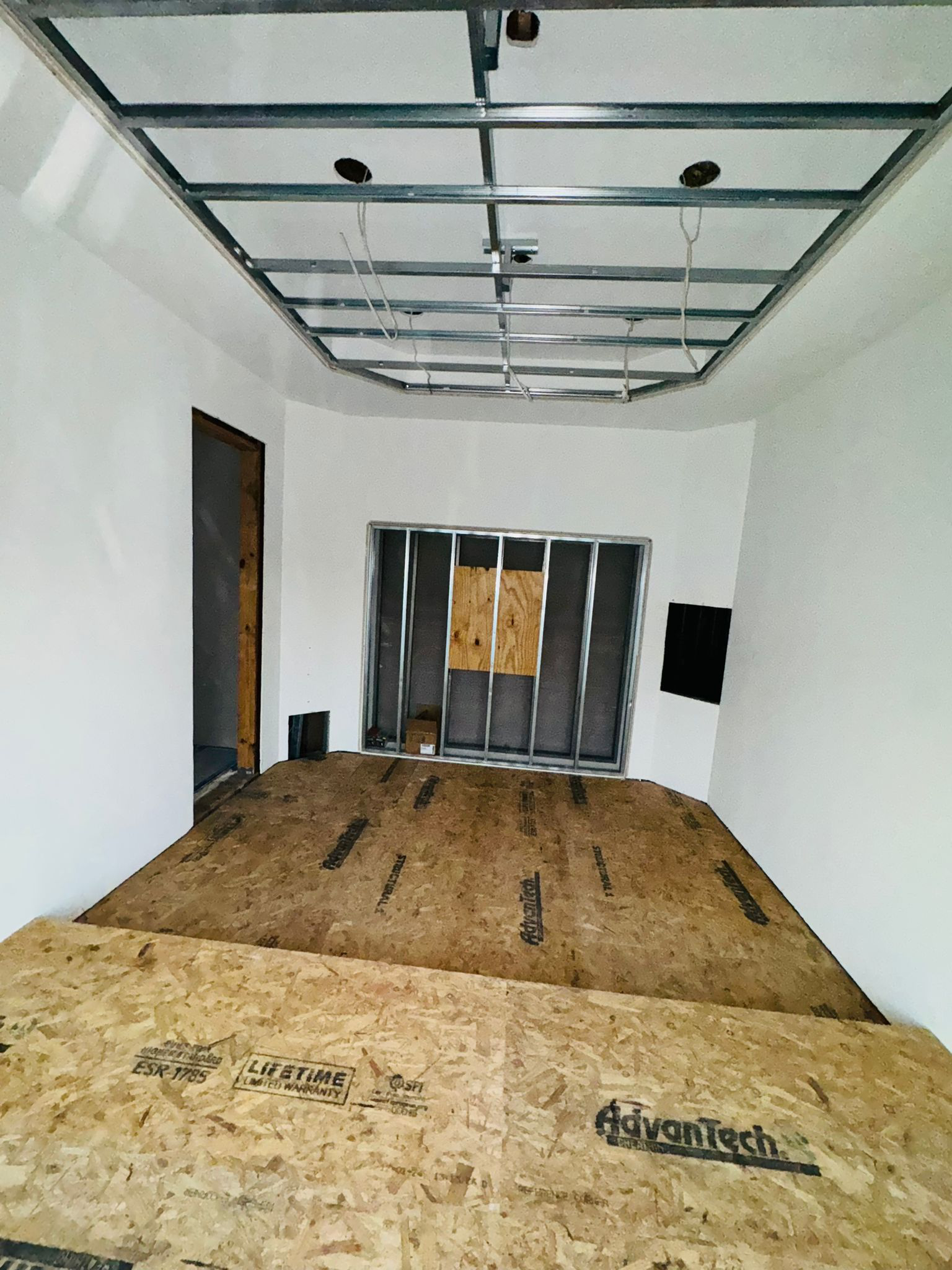 a space under renovation